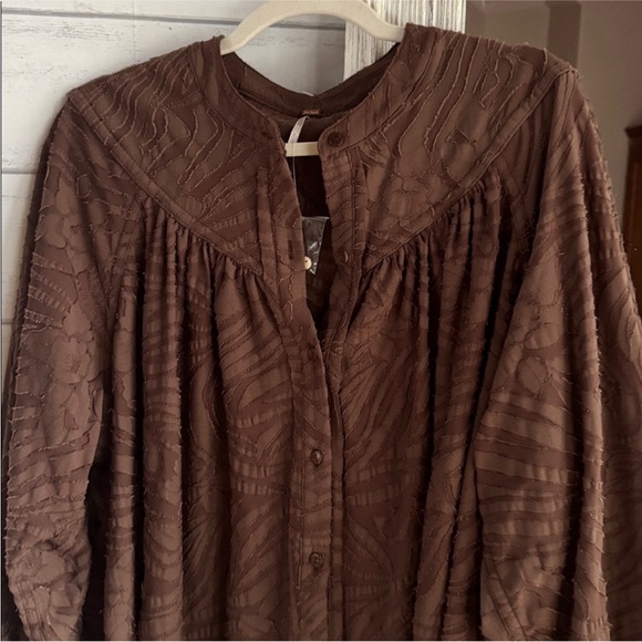 Free People Can’t Stop Dreaming Oversized Tunic Top - Picture 3 of 11